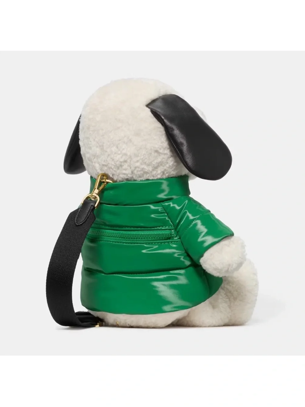 Kate Spade X Peanuts 3D Snoopy Dog Plush Doll Crossbody Bag
